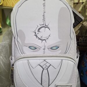 Loungefly White and Gray Backpack